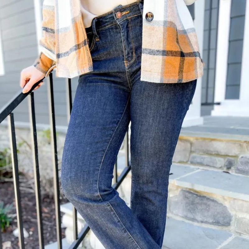 JB High Rise Tummy Control Bootcut Jeans-My Comfy Pant