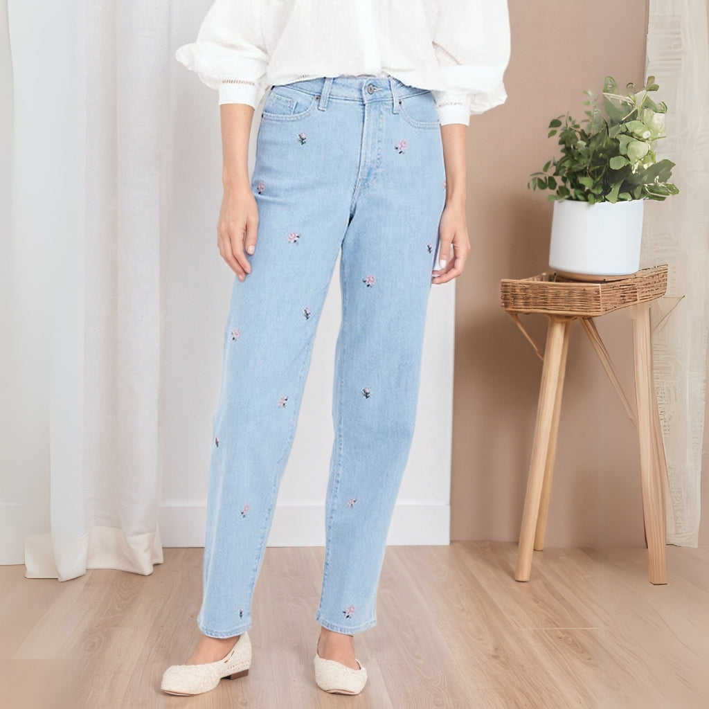 High-Waisted Loose Jeans-My Comfy Pant