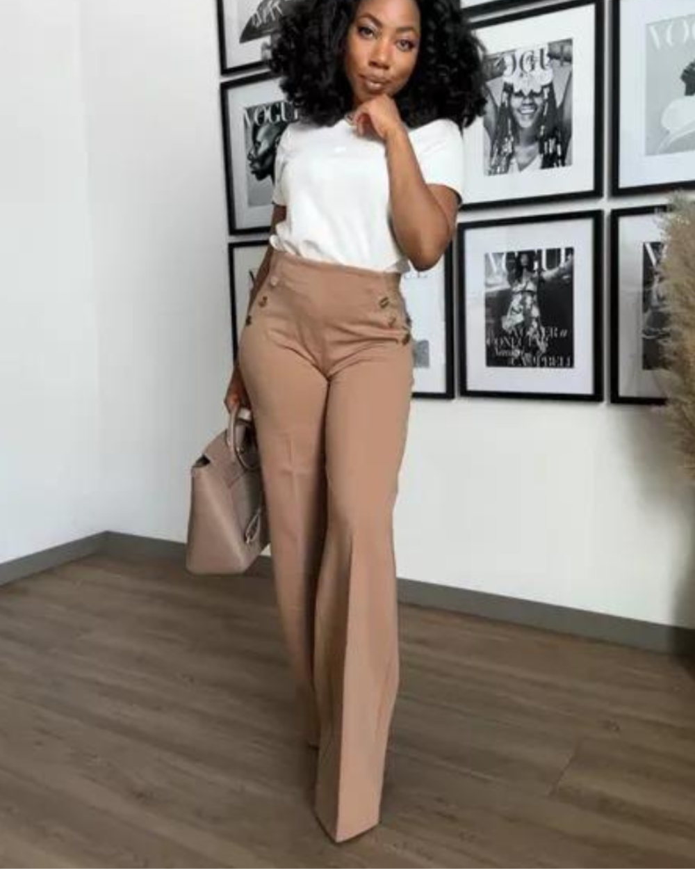 High Rise Wide Length Control Pants-My Comfy Pant