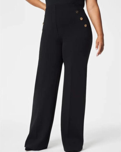 High Rise Wide Length Control Pants-My Comfy Pant