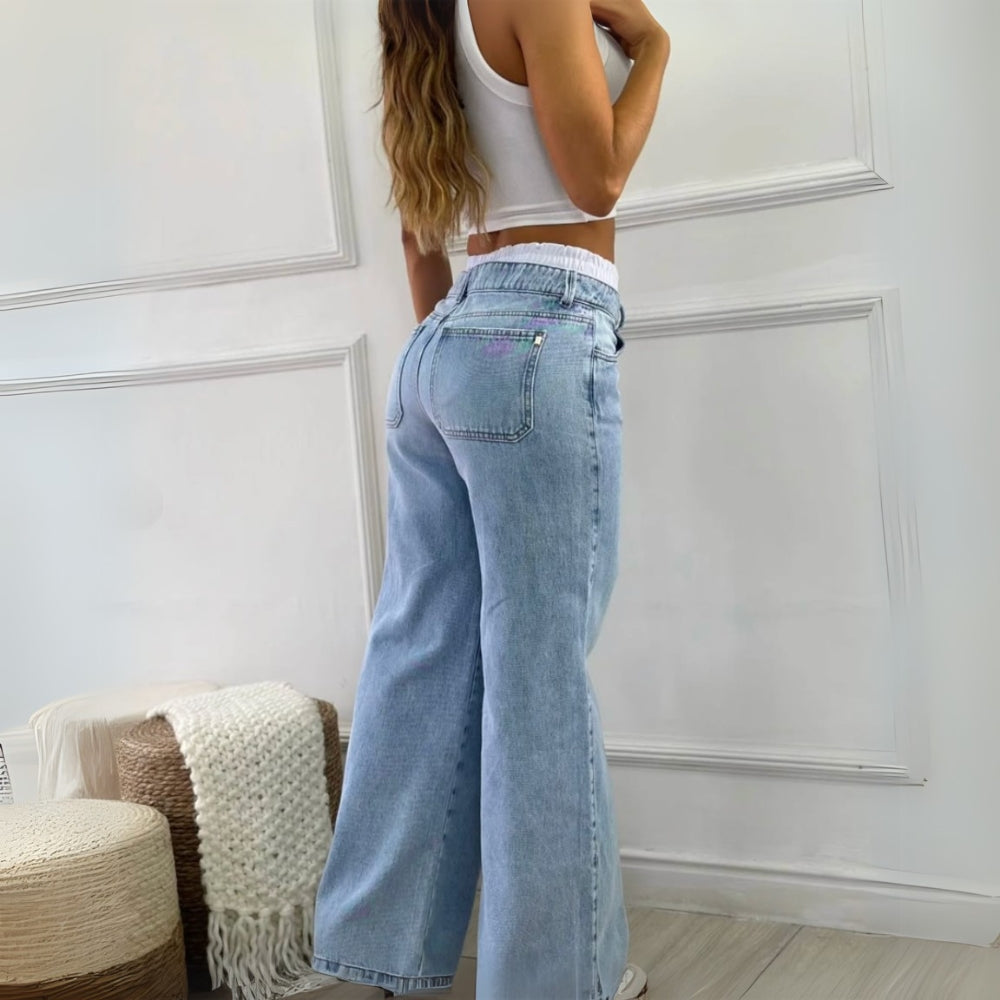 High Elastic Jeans With Practical Pockets-My Comfy Pant