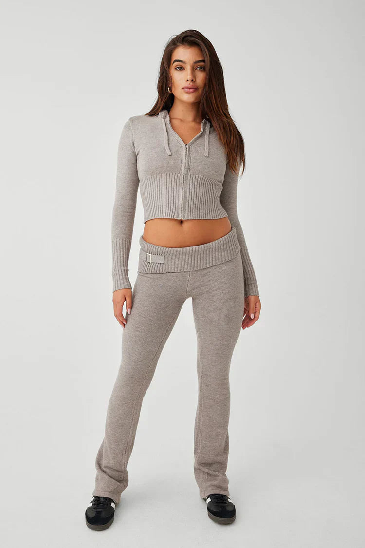 Hoodie And Low Rise Pants Outfit-My Comfy Pant