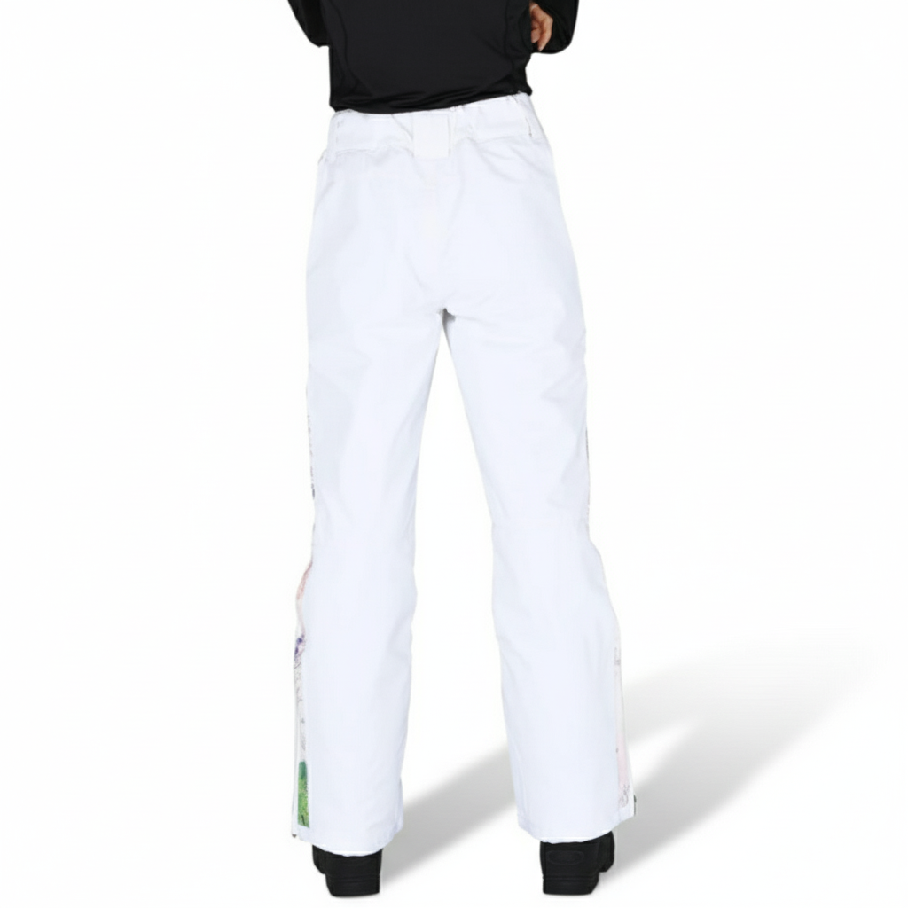 Insulated Womens Snow PantsAbstract Print Snow Ski Pants For Women - Image 2