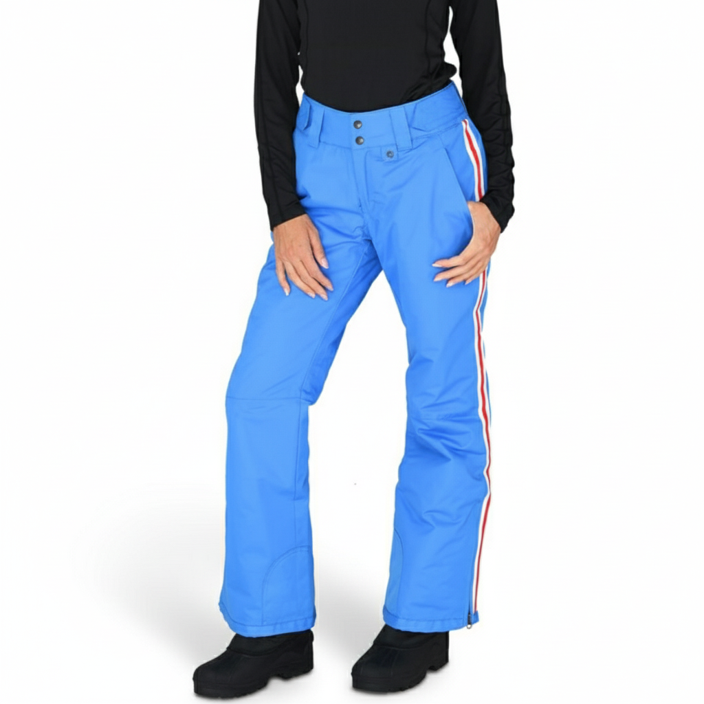 Insulated Womens Snow PantsAbstract Print Snow Ski Pants For Women - Image 5