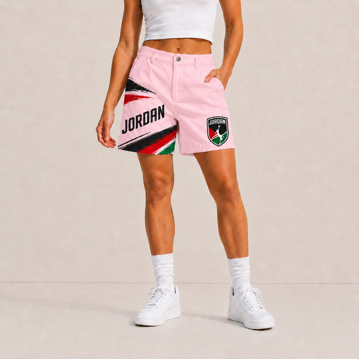 World Cup 2026 Jordan Football Fan Printed Twill Shorts