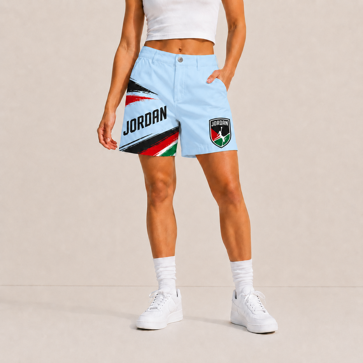 World Cup 2026 Jordan Football Fan Printed Twill Shorts