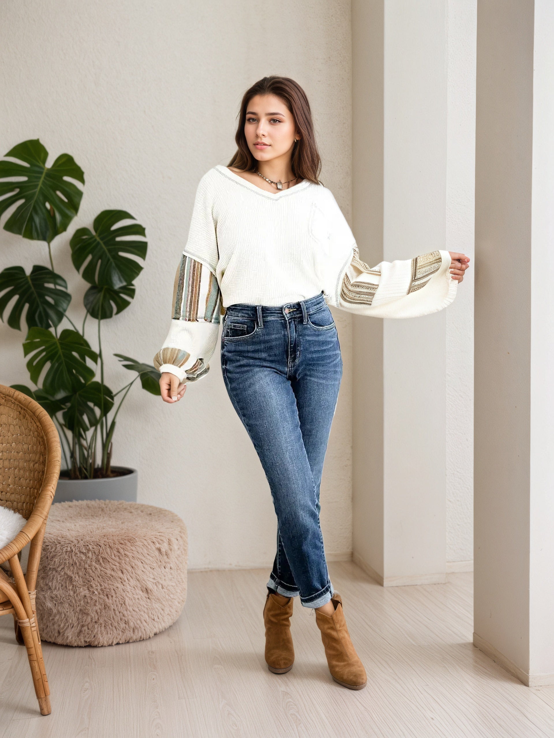 Tummy Control Butt Lifting Jeans-My Comfy PantTummy Control Butt Lifting Jeans - Image 5