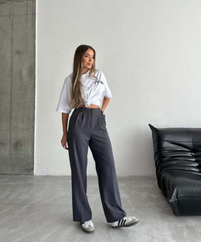 Korean Wide Length Pants-My Comfy Pant