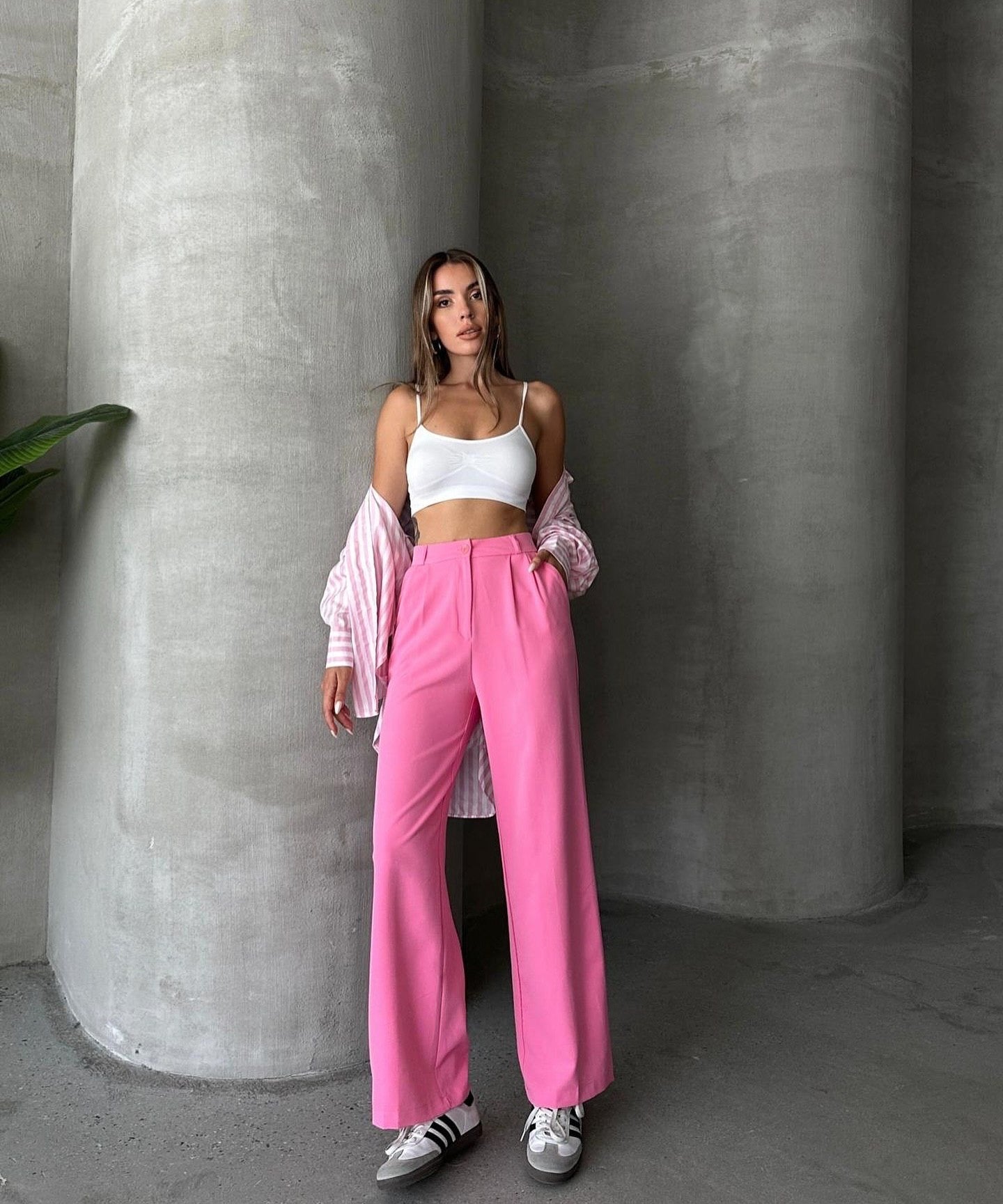 Korean Wide Length Pants-My Comfy PantKorean Wide Length Pants - Image 4