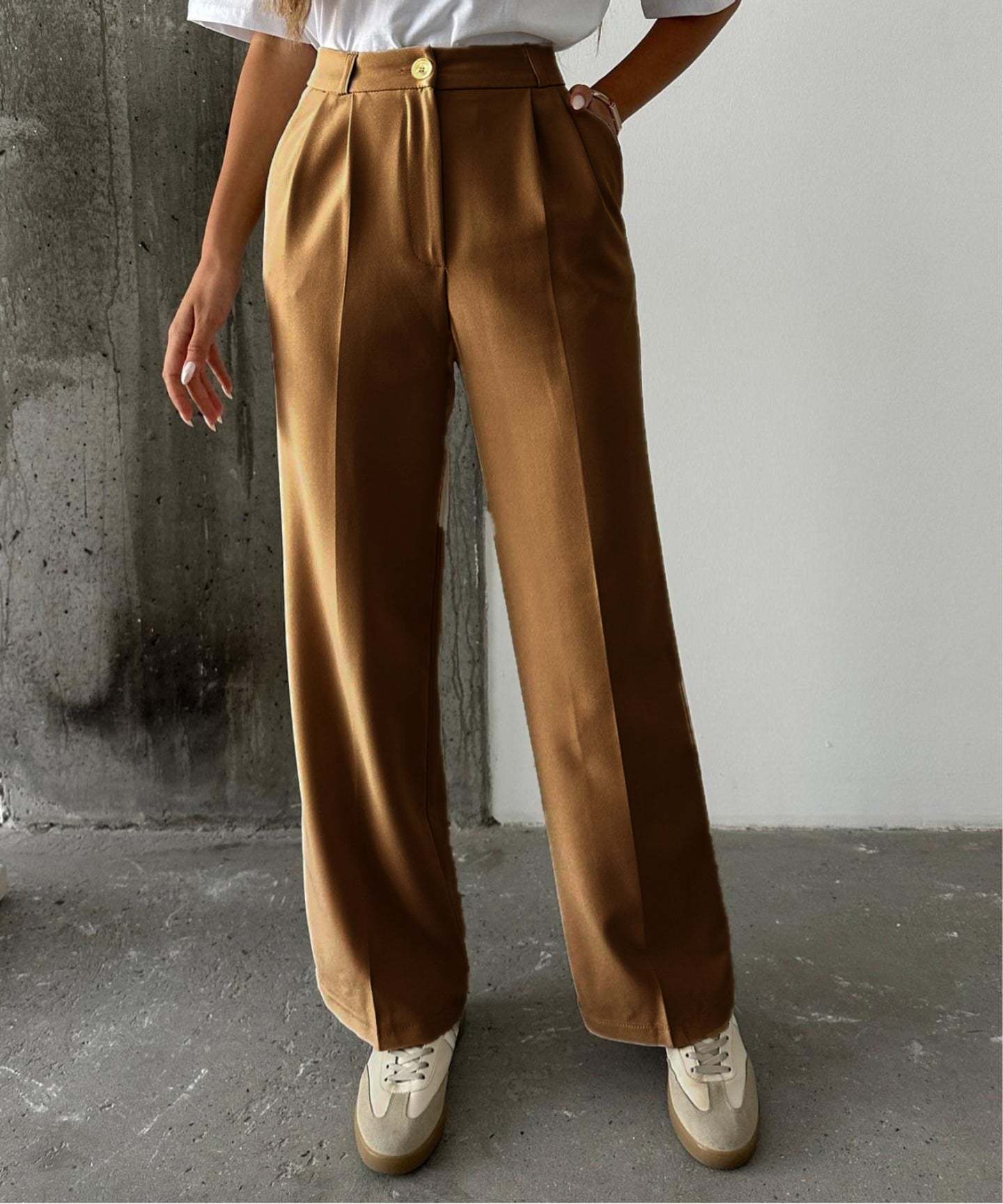 Korean Wide Length Pants-My Comfy Pant