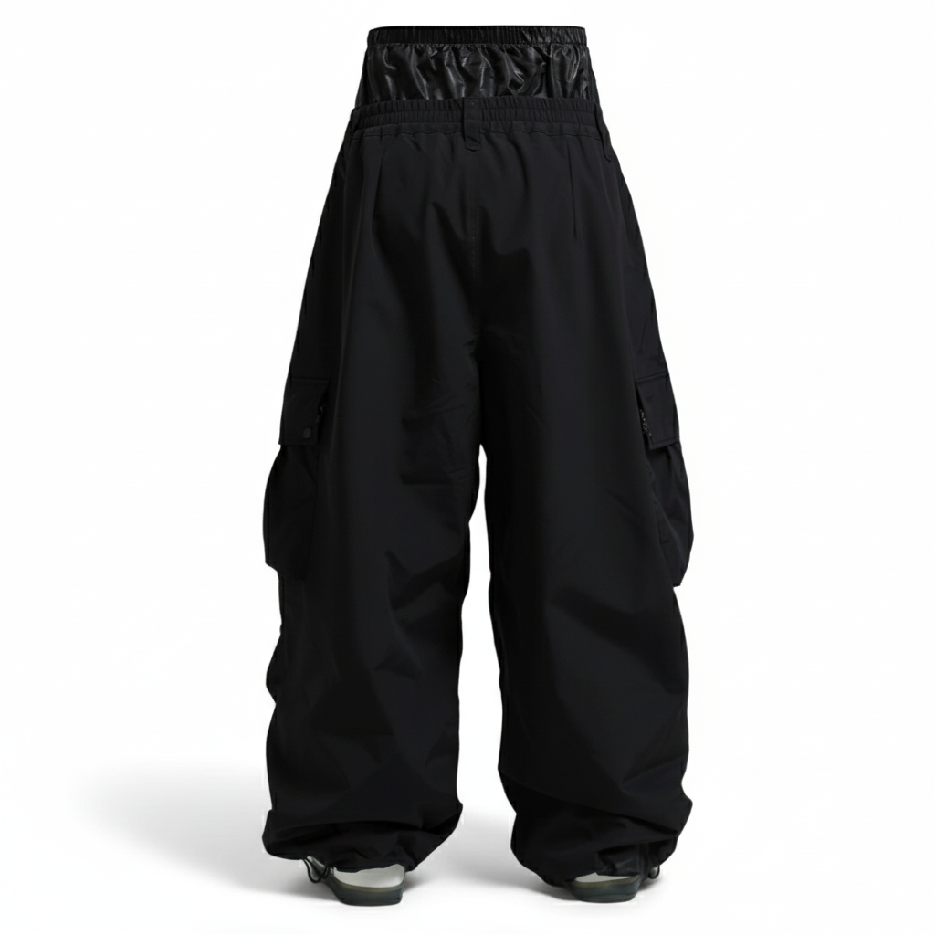 Loose Fit Snowboard and Ski Pants for Winter Sports