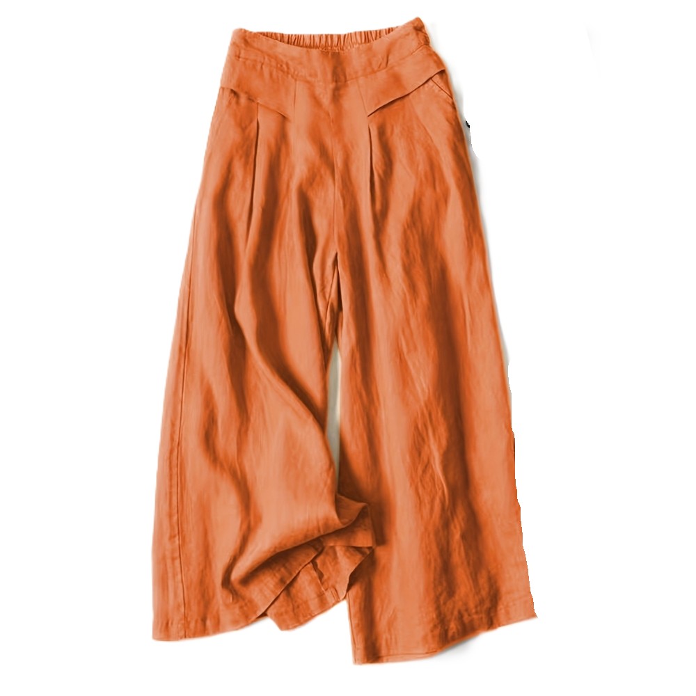 Loose Thin Skirt Pants With Vintage Ethnic Style For Women