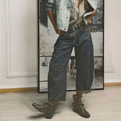 JB Mid Rise Barrel Jeans-My Comfy Pant