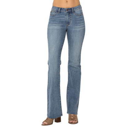 JB Mid Rise Tummy Tuck Bootcut Jeans-My Comfy Pant