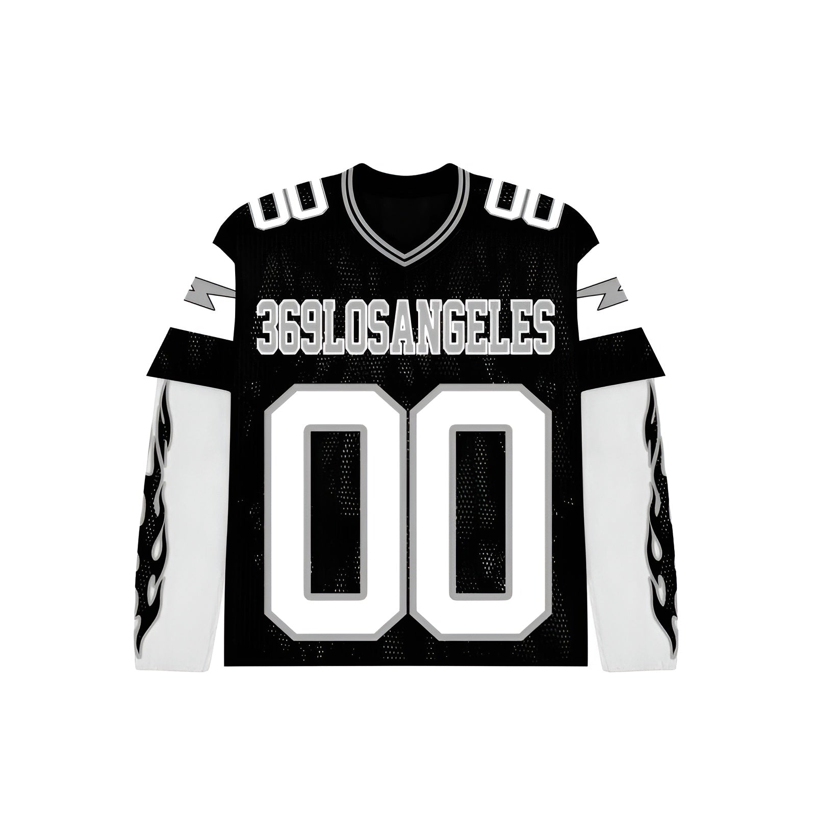 Los Angeles Flame Print Jersey And Shorts Set-My Comfy PantLos Angeles Flame Print Jersey And Shorts Set - Image 4