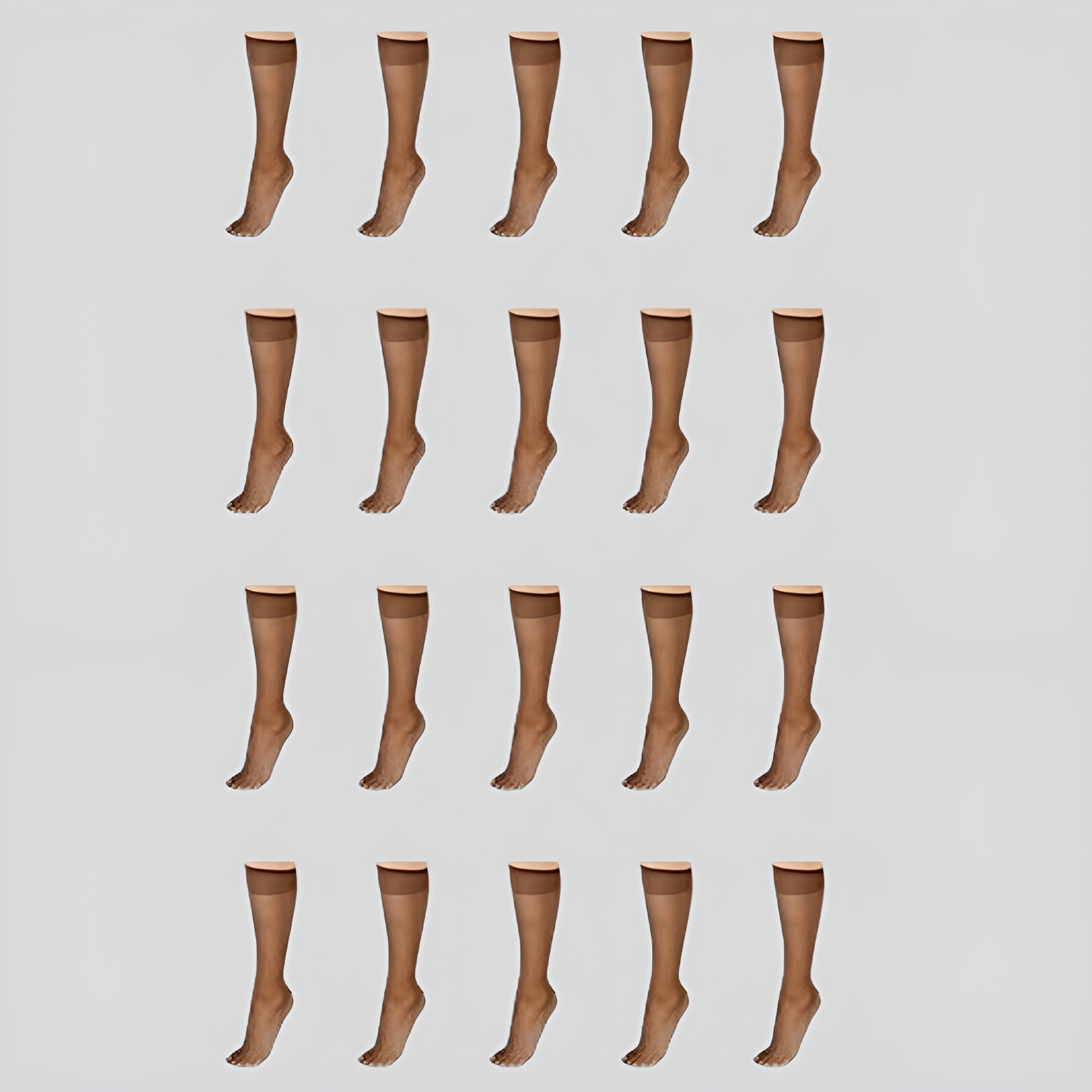 One Size Sheer High Length Nylon Socks