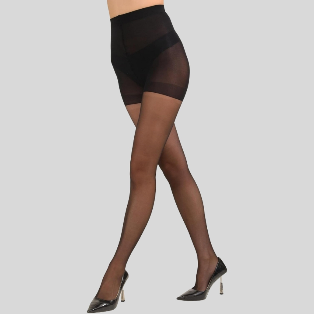 Pack Of 3 Women 20D Sheer Pantyhose With Control Top Support3 Pairs 20D Pantyhose With Control Top And Reinforced Toes - Image 6