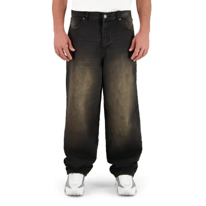 Baggy Denim Zip Fly Pocket Pants