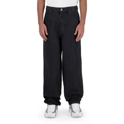 Baggy Denim Zip Fly Pocket Pants
