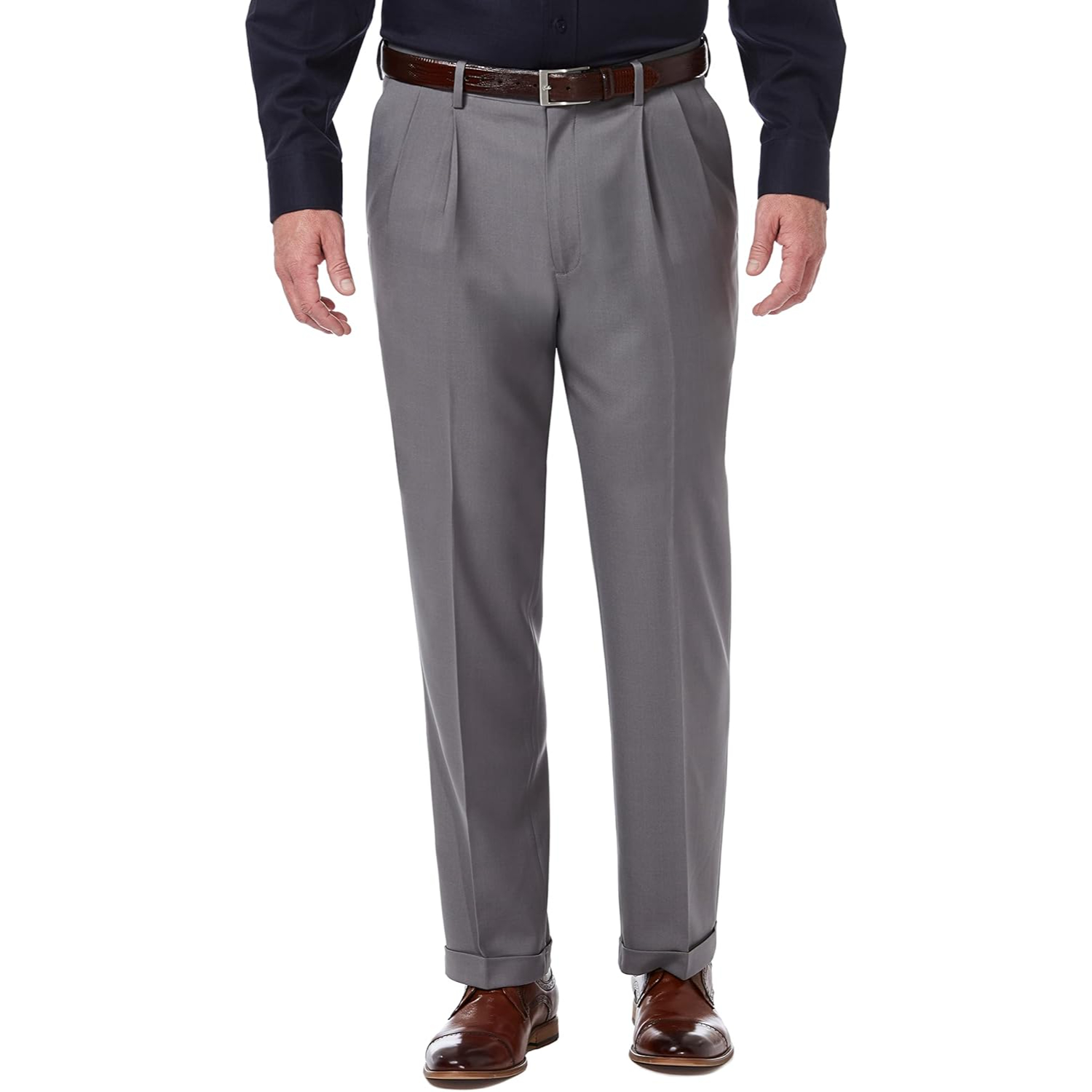 Premium Comfort Classic Fit Pleat Front Pant