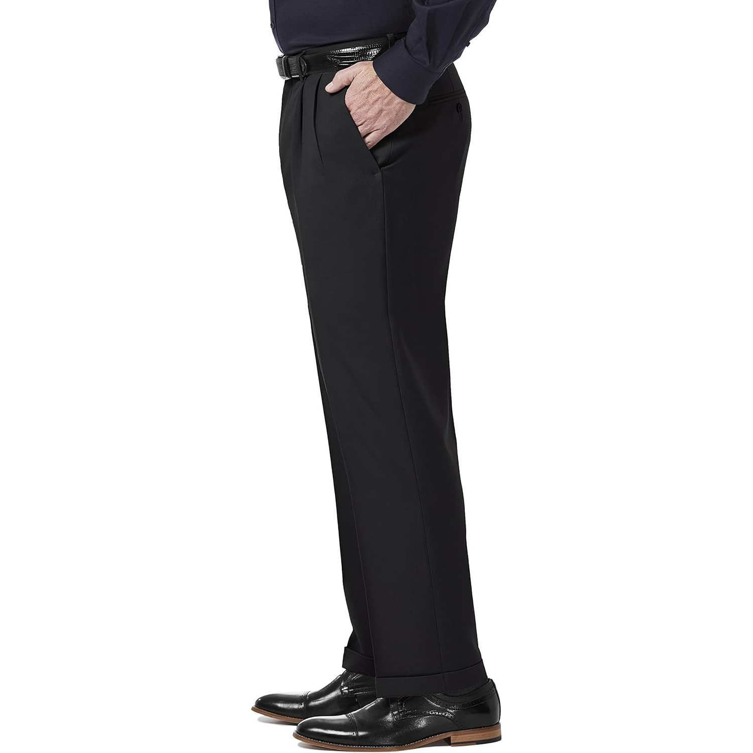 Premium Comfort Classic Fit Pleat Front Pant