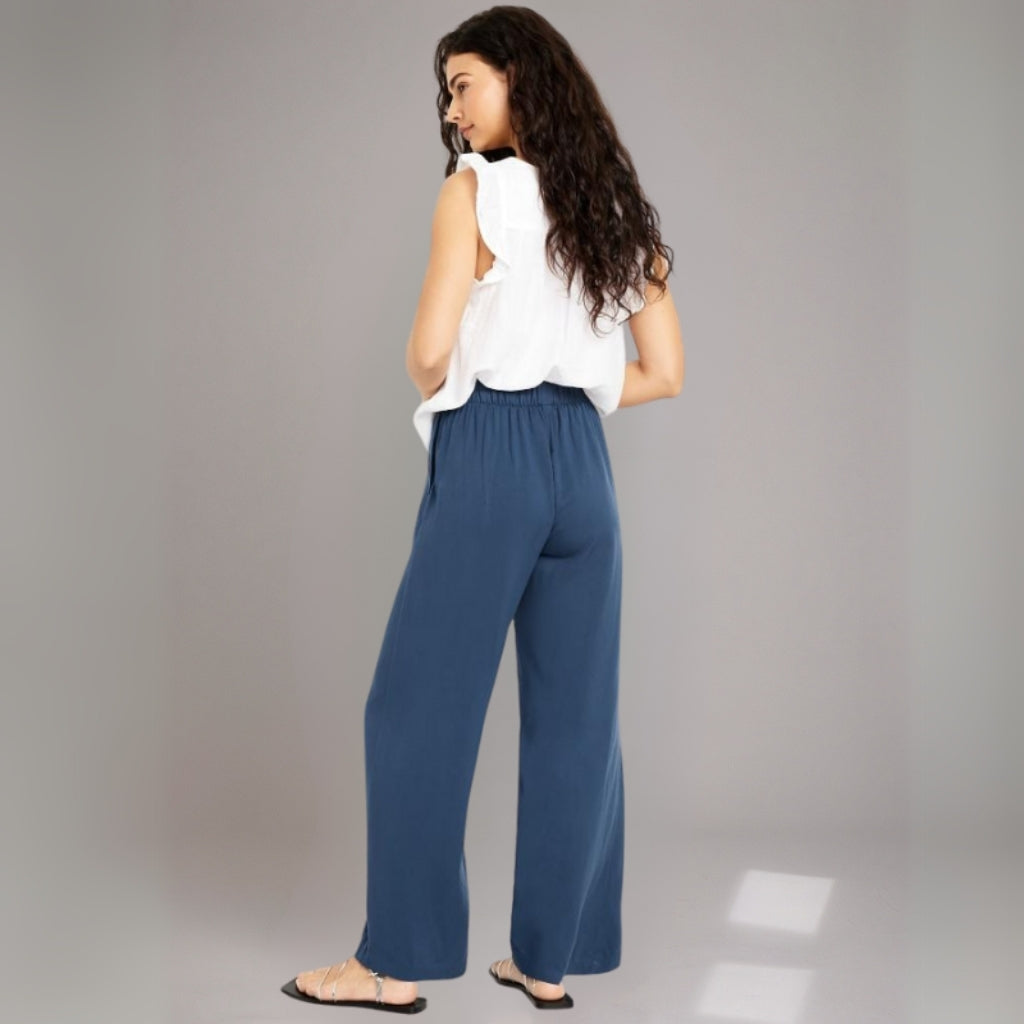 High-Waisted Playa Wide-Leg Pants-My Comfy Pant