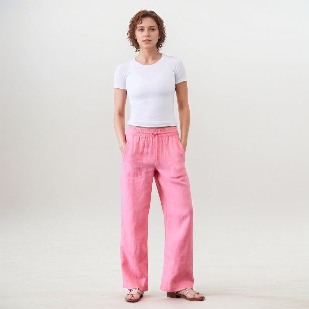 Retreat Linen High Rise Pant-My Comfy PantRetreat Linen High Rise Pant - Image 3