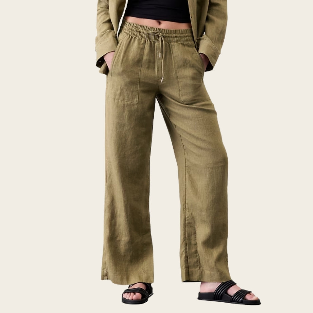 Retreat Linen High Rise Pant-My Comfy Pant