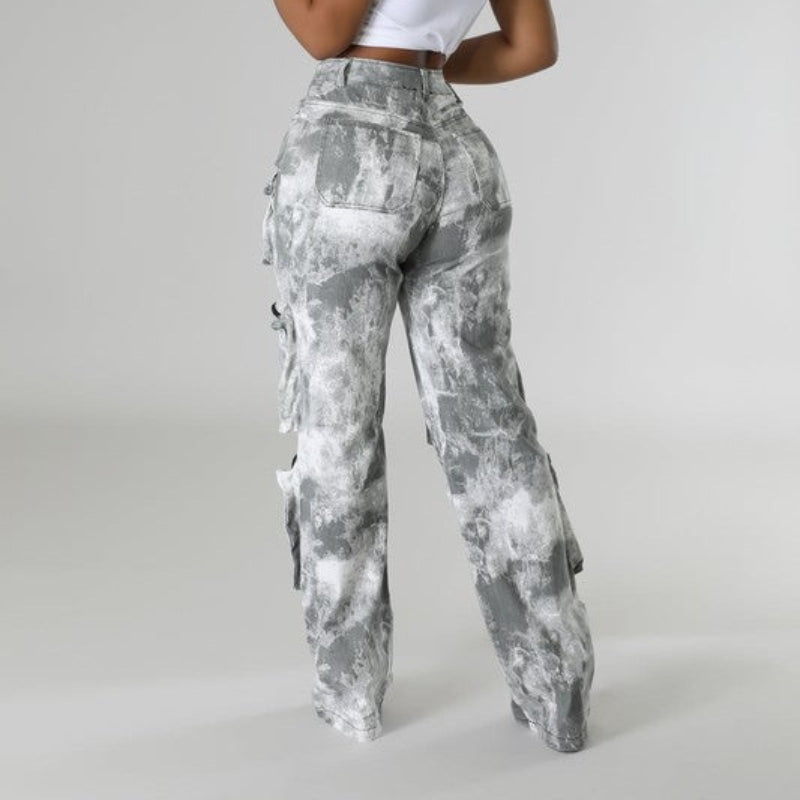 Revealing Foil Cargo Pants-My Comfy PantRevealing Foil Cargo Pants - Image 4