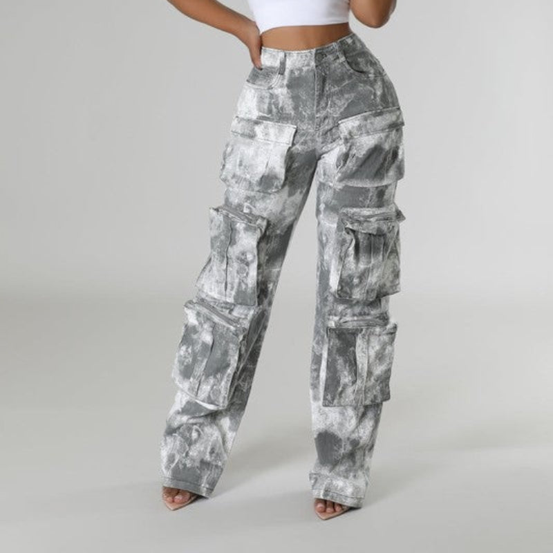 Revealing Foil Cargo Pants-My Comfy PantRevealing Foil Cargo Pants - Image 3