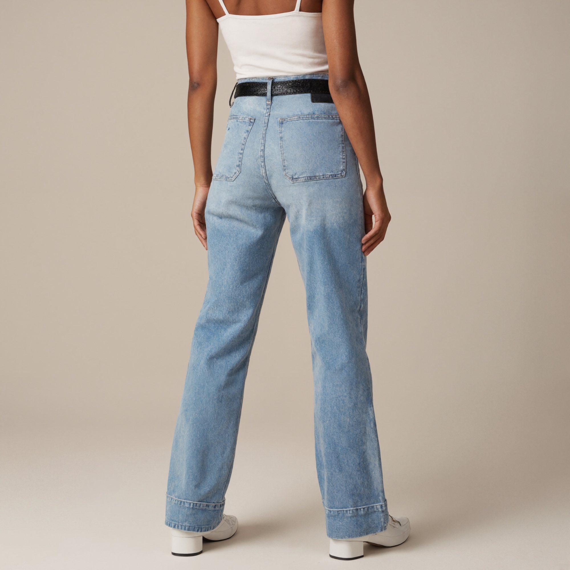 Sailor Inspired Wide Trousers
