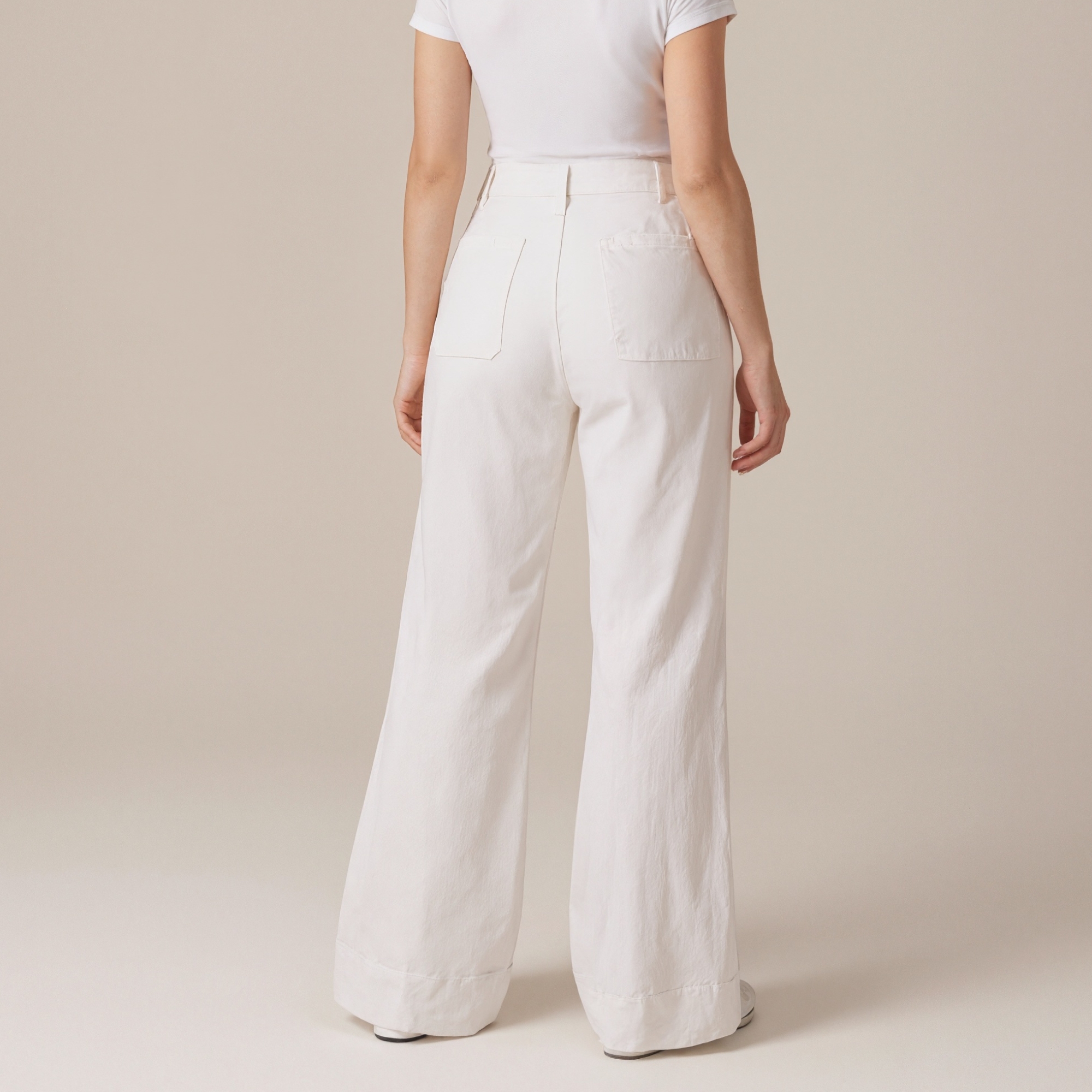 Sailor Inspired Wide Trousers