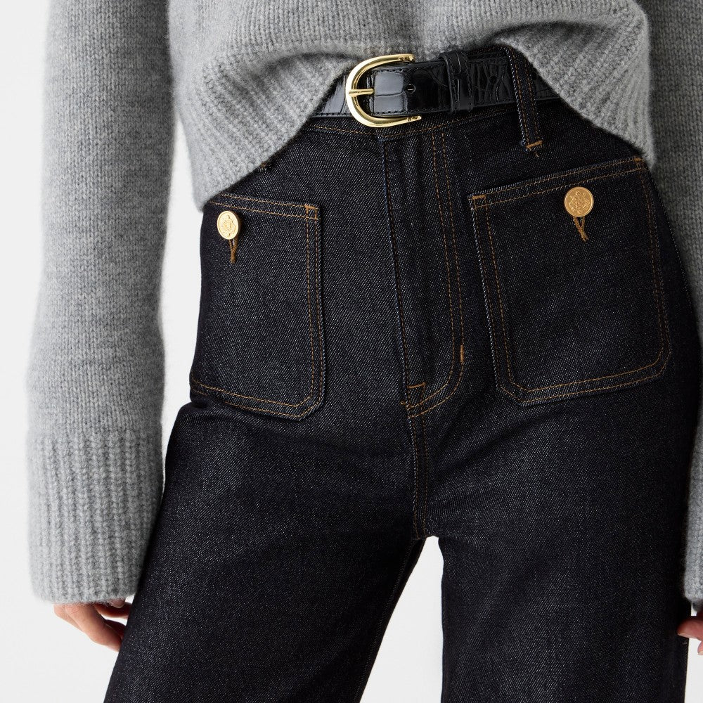 Wide Trousers With Nautical Detailing-My Comfy Pant