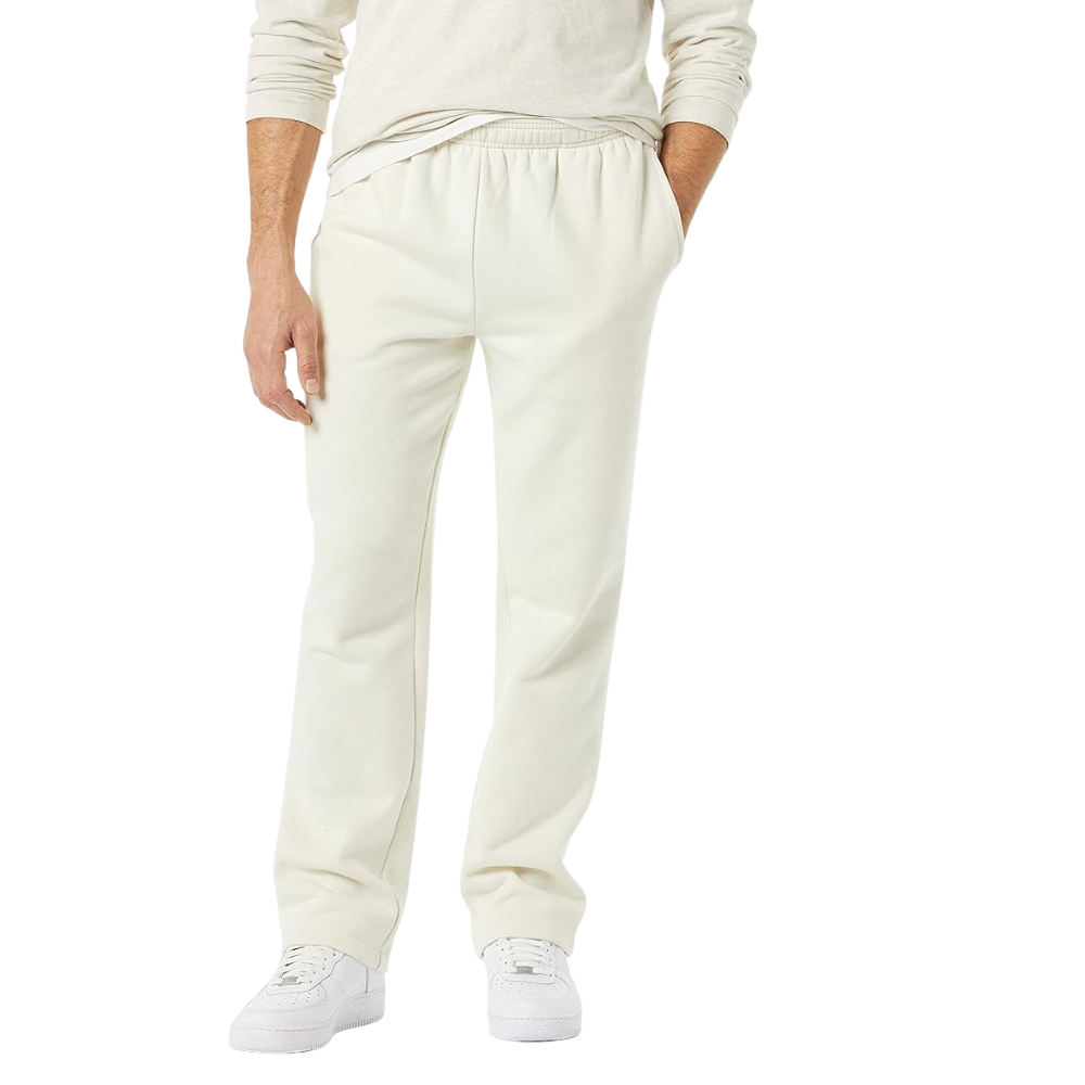 Fleece Sweatpant Men Open Bottom Drawstring WaistFleece Sweatpant Men Open Bottom Drawstring Waist - Image 13