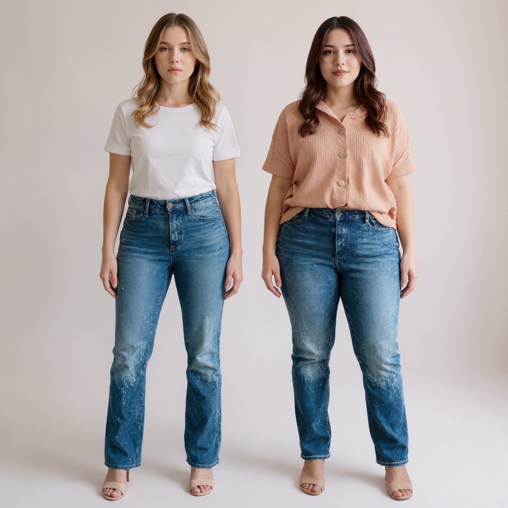 Stretch Bootcut Flared Comfort Pants