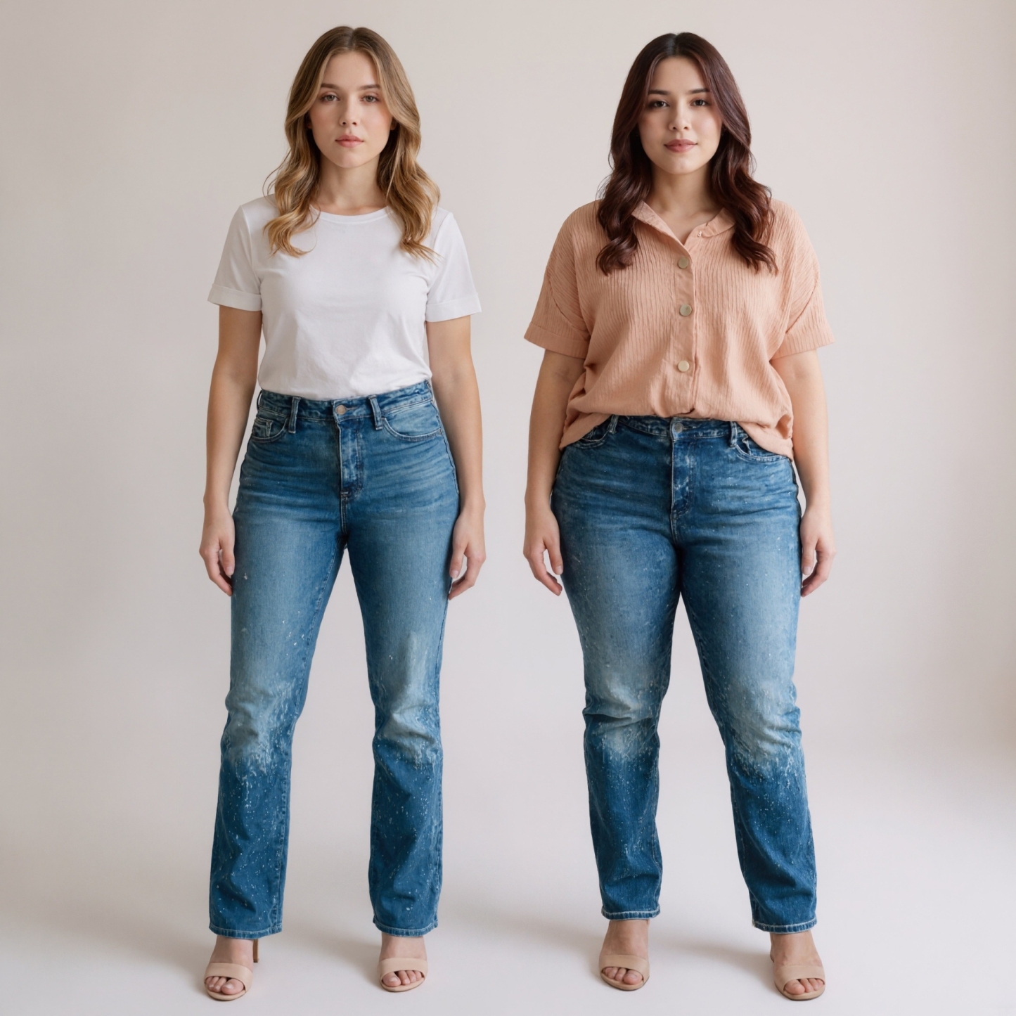 Stretch Bootcut Flared Comfort Pants