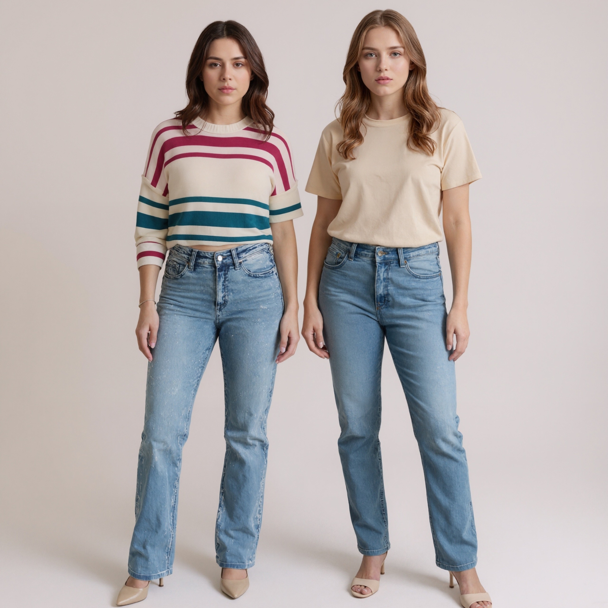 Stretch Bootcut Flared Comfort Pants