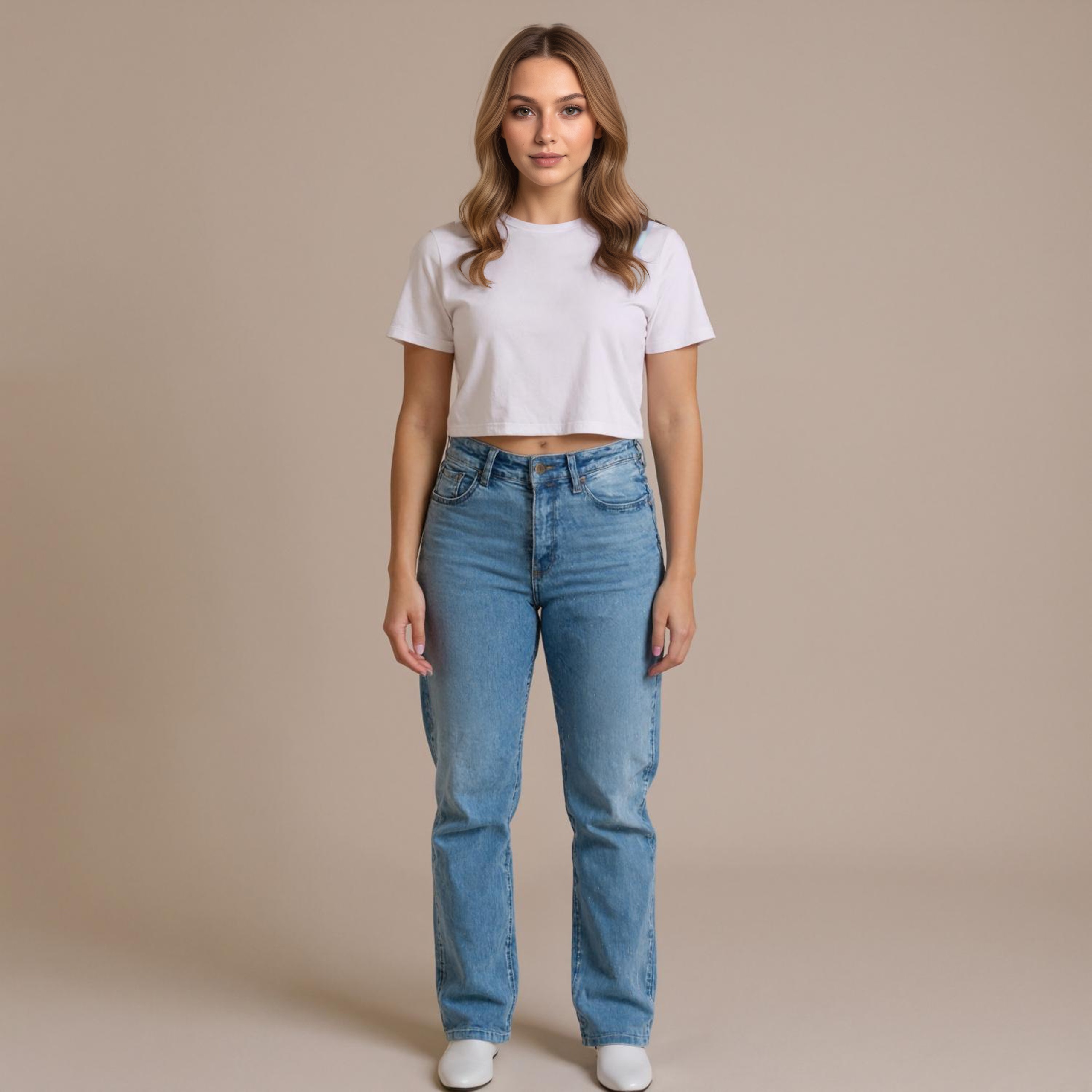 Stretch Bootcut Flared Comfort PantsStretch Bootcut Flared Comfort Pants - Image 3