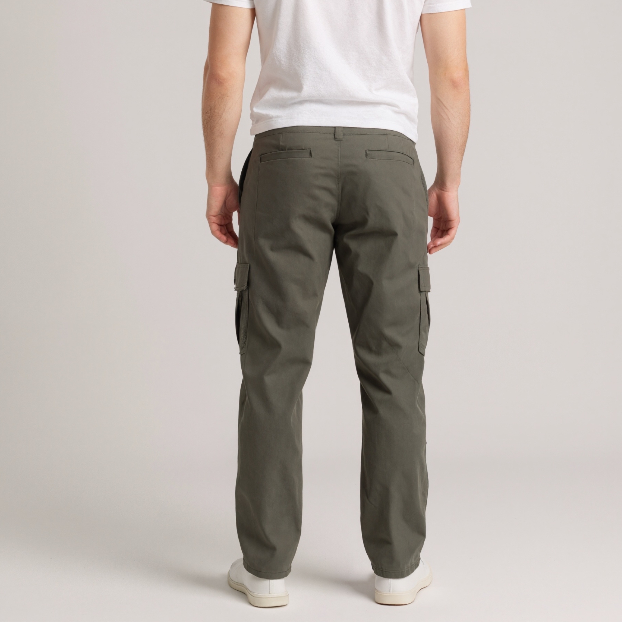 Stretch Fit Casual Cargo PantsStretch Fit Casual Cargo Pants - Image 9
