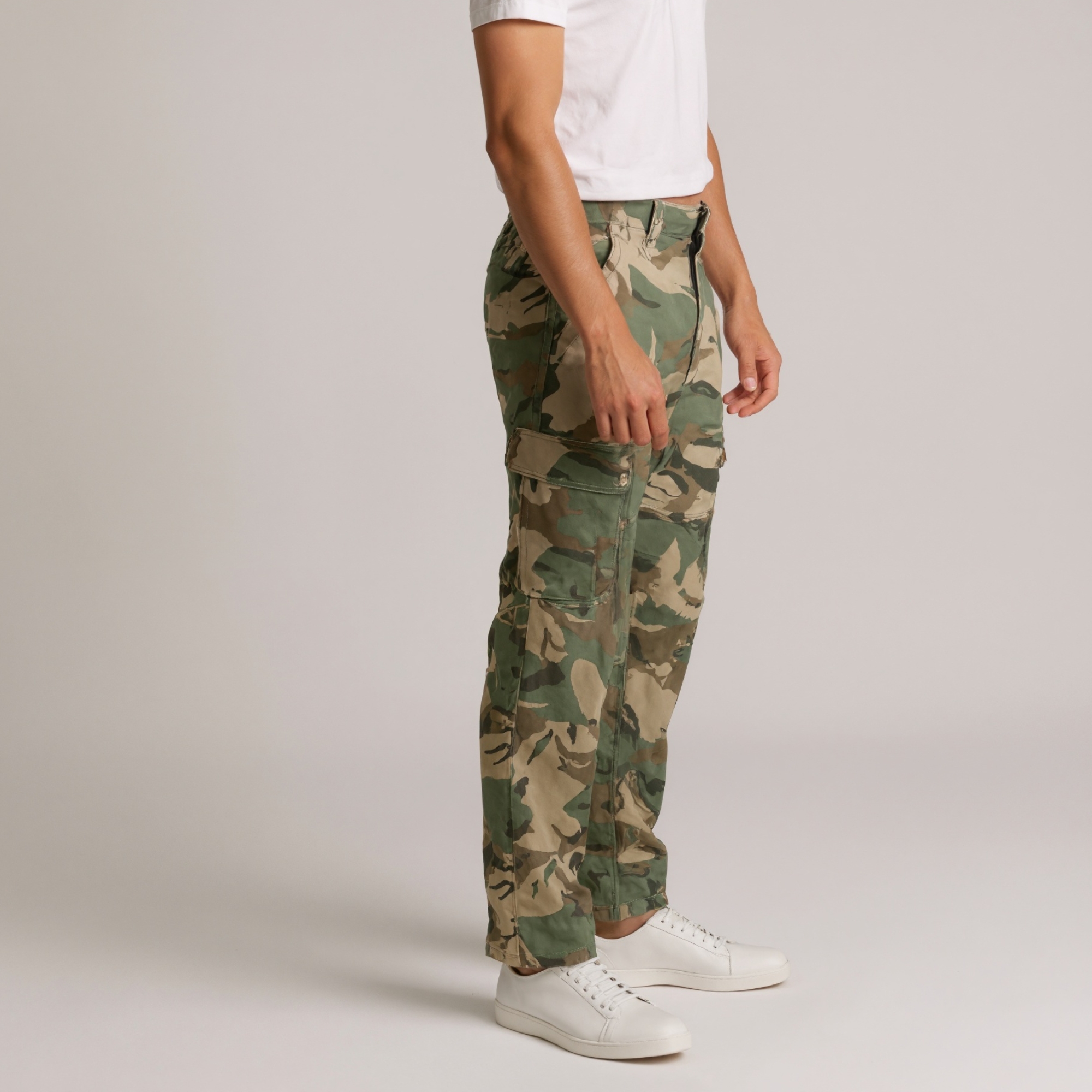 Stretch Fit Casual Cargo Pants