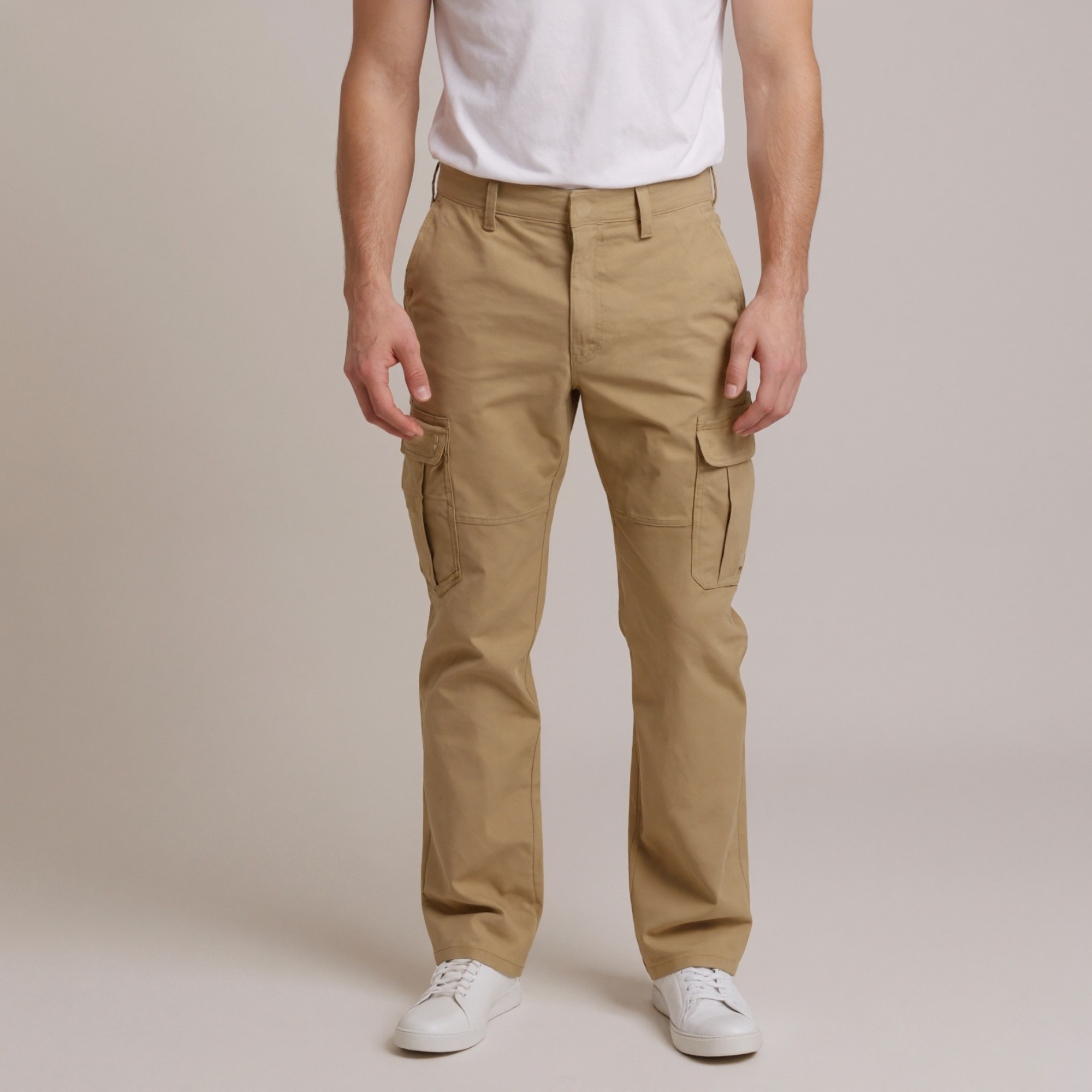 Stretch Fit Casual Cargo PantsStretch Fit Casual Cargo Pants - Image 7