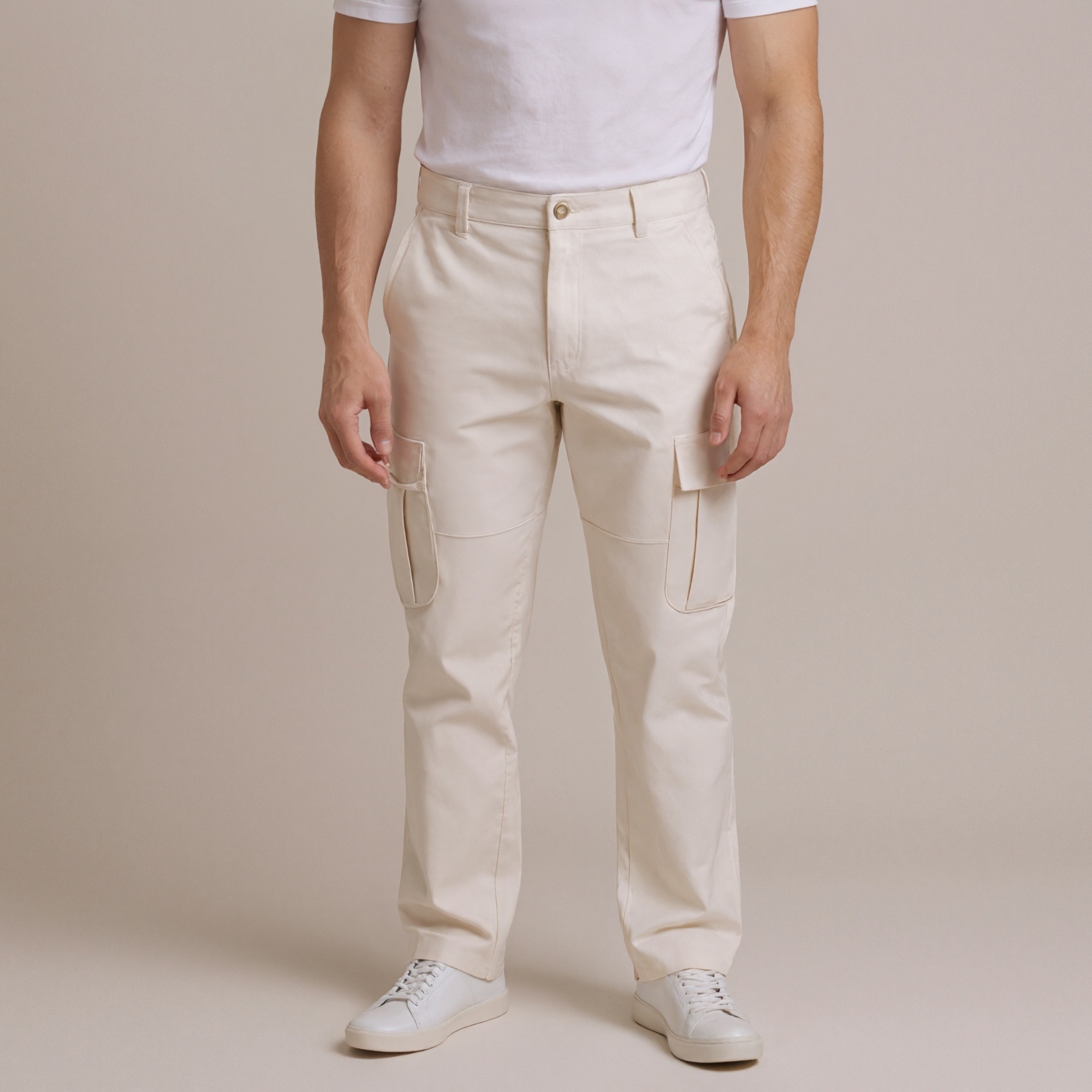 Stretch Fit Casual Cargo PantsStretch Fit Casual Cargo Pants - Image 13