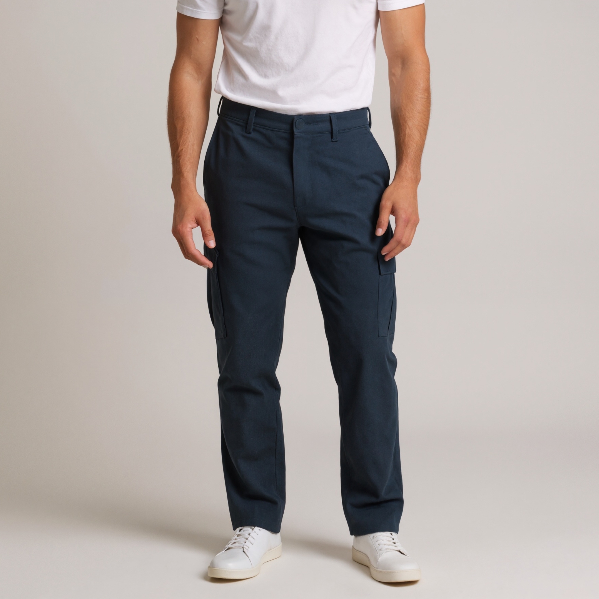 Stretch Fit Casual Cargo PantsStretch Fit Casual Cargo Pants - Image 14