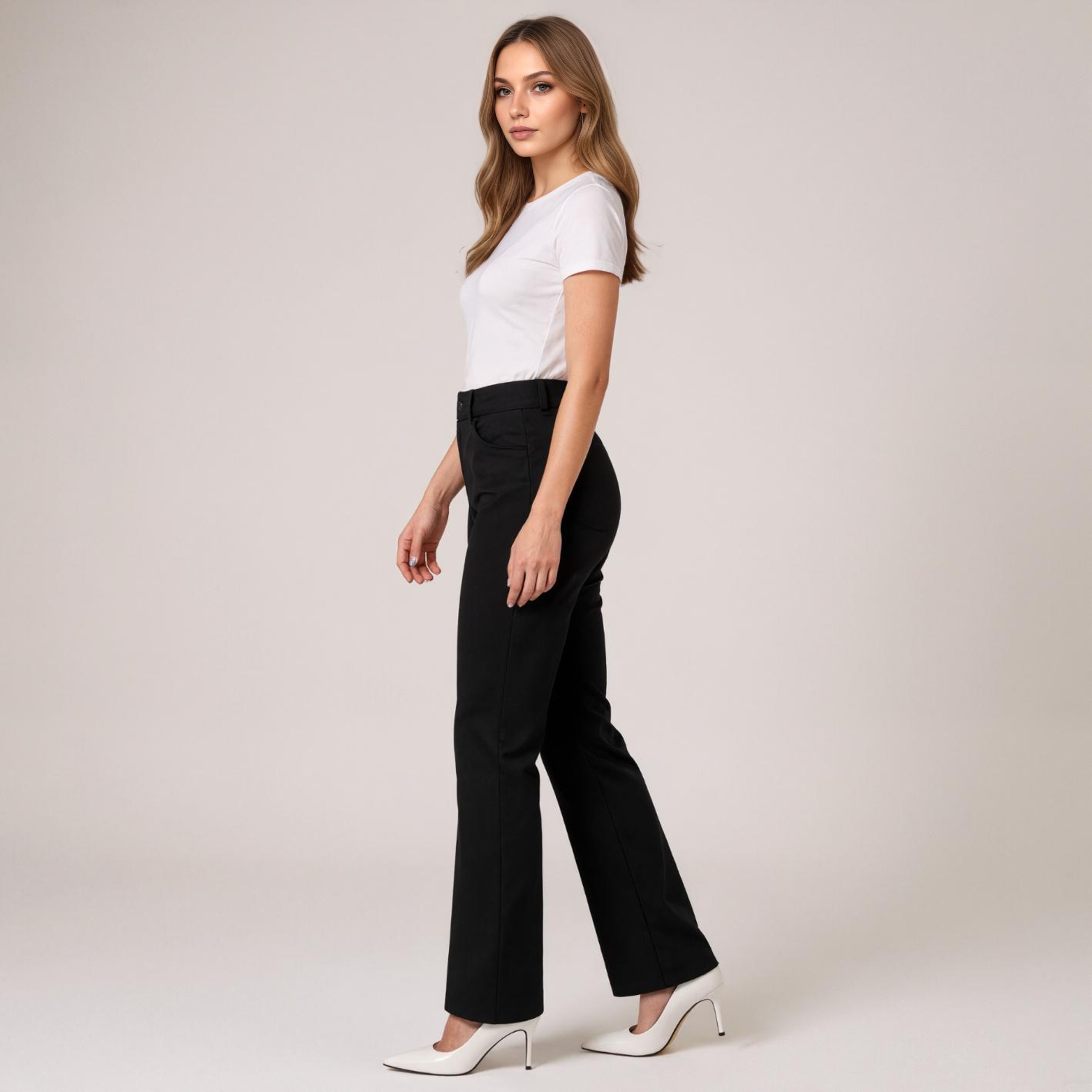 Stretch Yoga Dress Trousers For Office