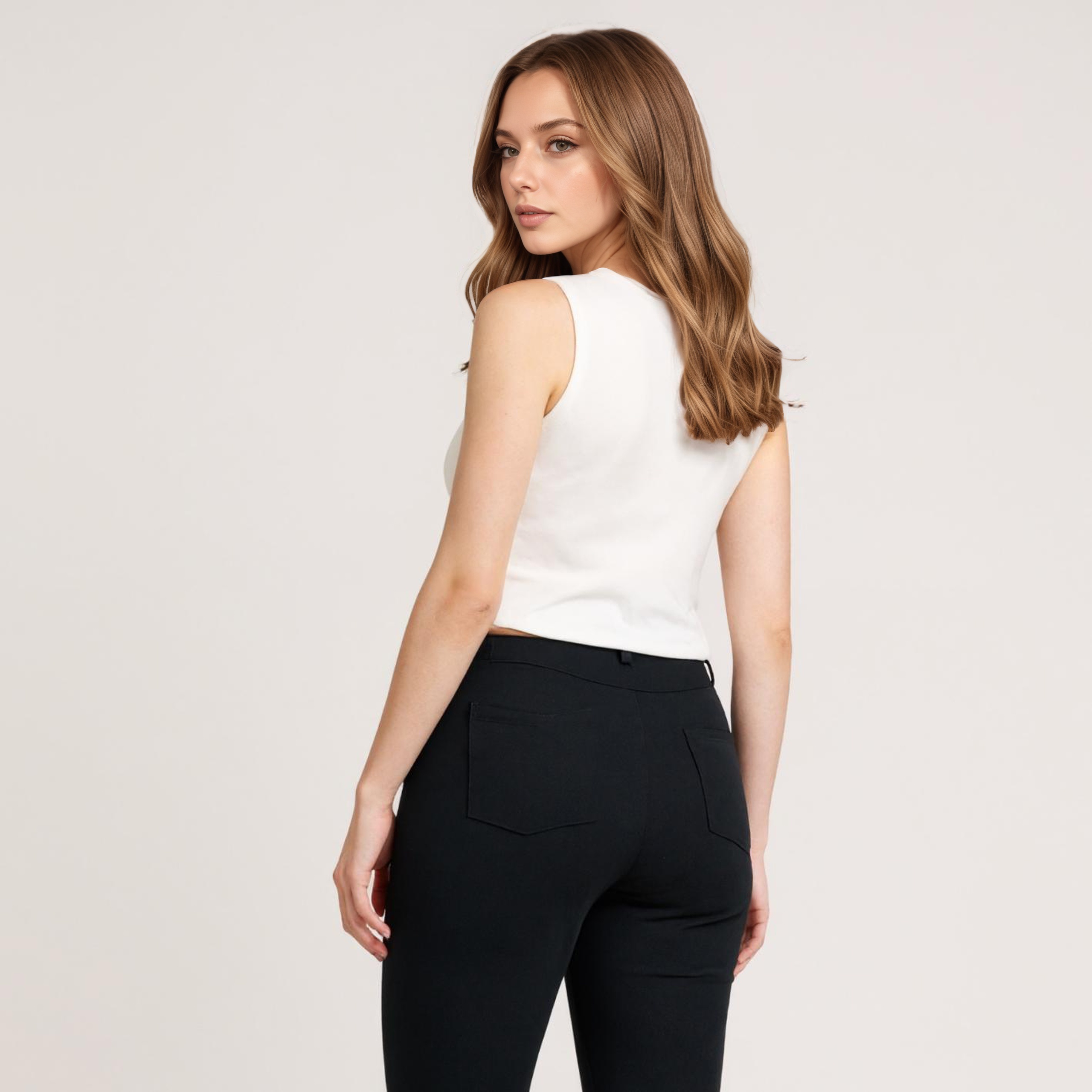 Stretch Yoga Dress Trousers For Office