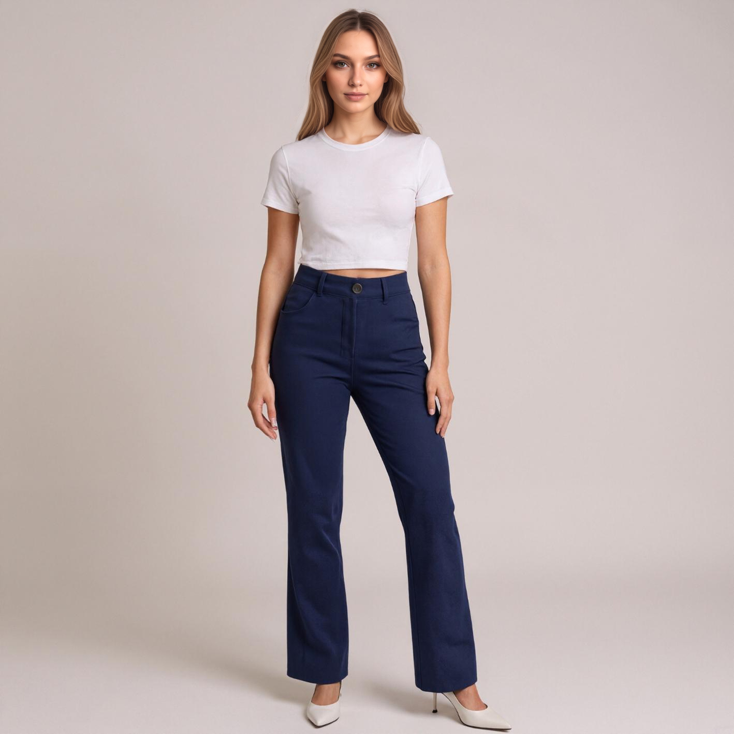 Stretch Yoga Dress Trousers For Office