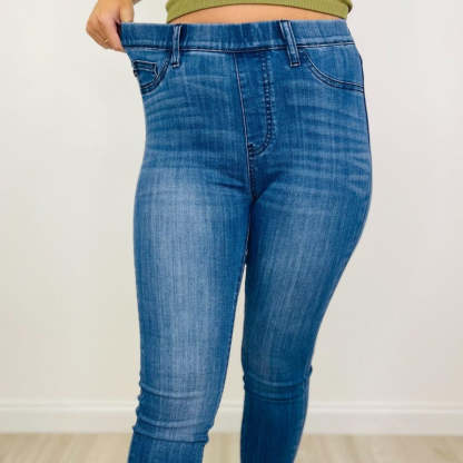 JB Tummy Control Comfy Pull On Jeans-My Comfy Pant