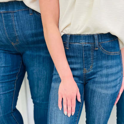 JB Tummy Control Comfy Pull On Jeans-My Comfy Pant