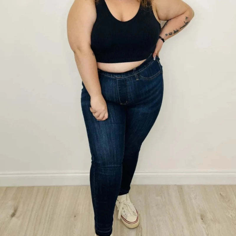 JB Tummy Control Comfy Pull On Jeans-My Comfy Pant