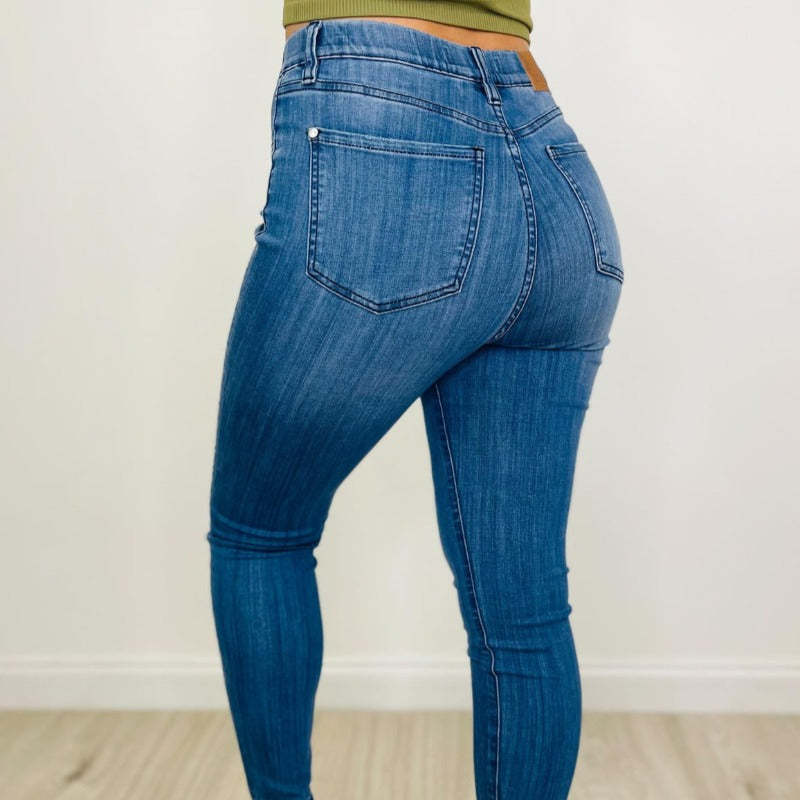 JB Tummy Control Comfy Pull On Jeans-My Comfy Pant